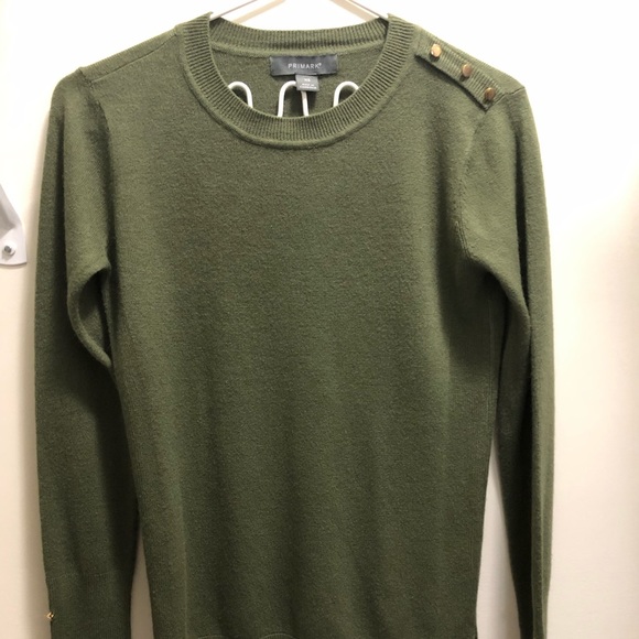 Navy Green Sweater Primark Size XSmall - Picture 5 of 8